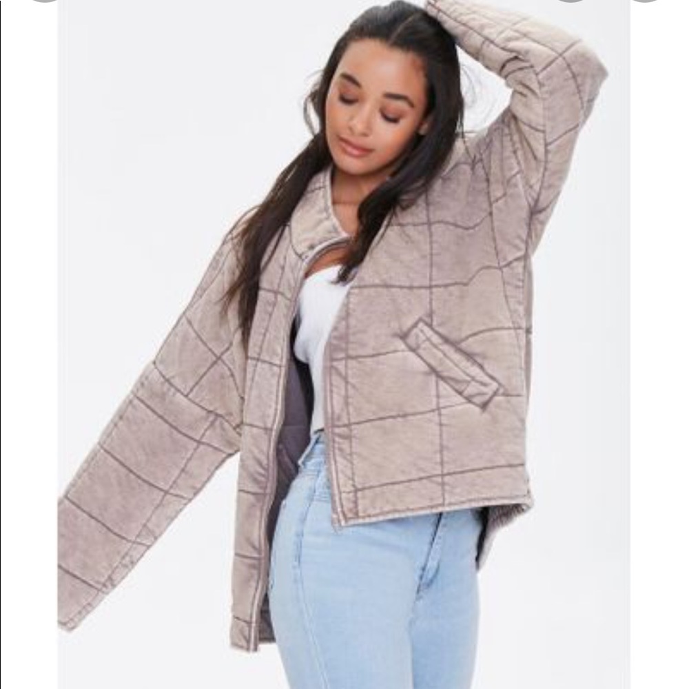 Forever 21 quilted jacket